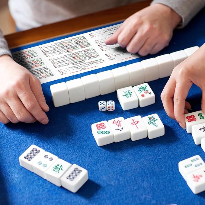 American Mahjong Cards 2026 Official Mahjong League Card, Jumbo Clear Print, Improve Memory & Focus, Brain Exercise for Seniors, Stress Relief Social Game, Perfect for Game Night Rack, Set of 4
