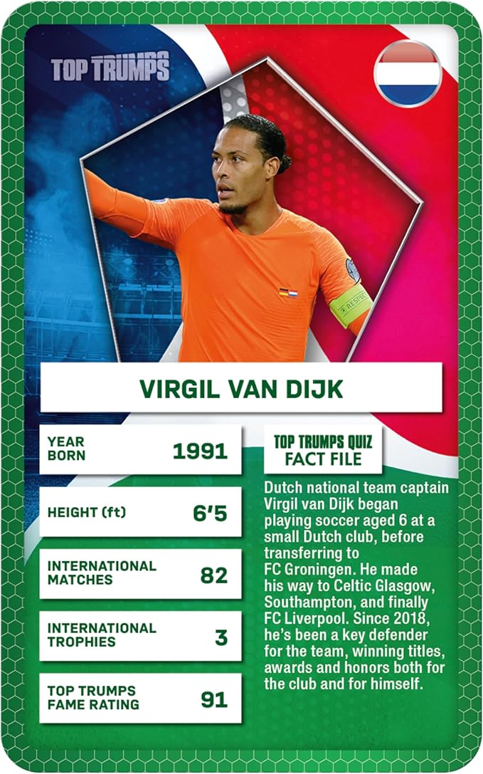 Top Trumps Card Game World Soccer Stars - Family Games for Kids and Adults - Learning Games - Kids Card Games for 2 Players and More - Kid War Games - Card Wars - for 6 Plus Kids