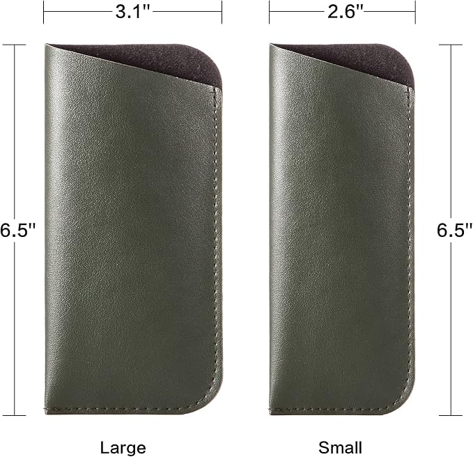 TRIUMPH VISION Reading Glasses Pouch Eyeglass Sleeve Soft Case Slim 3 Pack | Alternative to Bulky Case Lightweight，Neoprene Lined Padded Protect Optical lens Slip in, Cute Pattern Portable for Daily Use