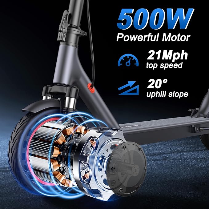 MAXSHOT Electric Scooter Adults, Foldable Electric Scooter with Seat & Basket, 750W Peak Motor, 48V 10.4Ah Battery, 14" Tires, Vicont APP Control, Dual Suspension, Electronic Lock