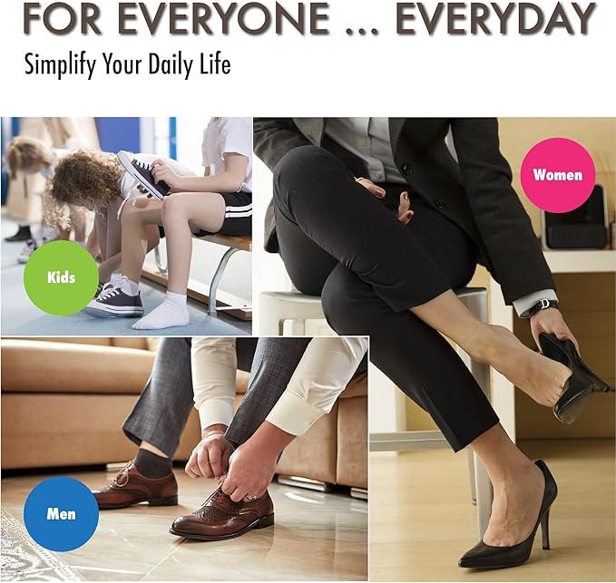 Velette 30" Extra Long Shoe Horn - Plastic Shoe Horn Long Handle for Seniors, Men, Women & Kids - Boot Horns, Shoehorn Long-Handle, Elderly Must Haves - Shoes Spoon, Helper Stick, Gifts for Seniors