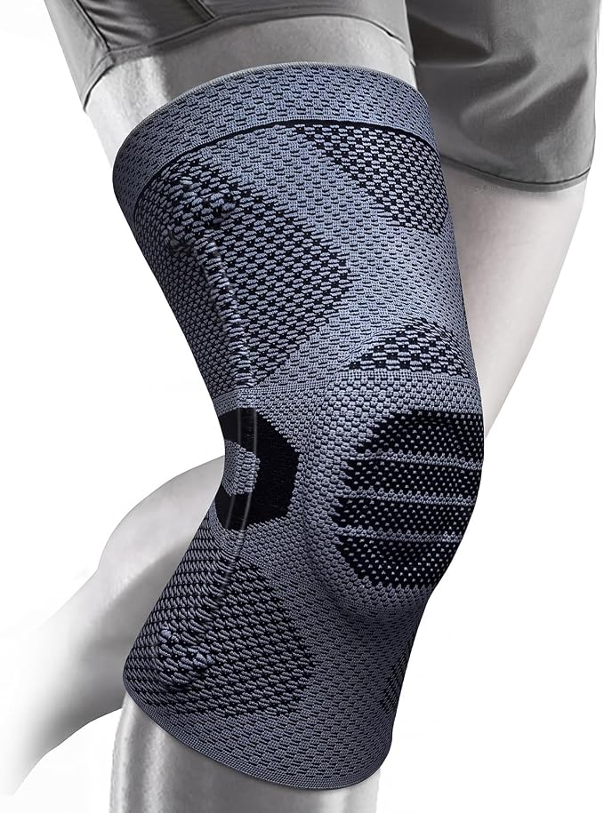 NEENCA Professional Knee Brace for Pain Relief, Medical Knee Compression Sleeve, Upgraded Knee Support with Horizontal Knit Tech for Meniscus Tear, ACL, Arthritis, Joint Pain, Runner, Workout...
