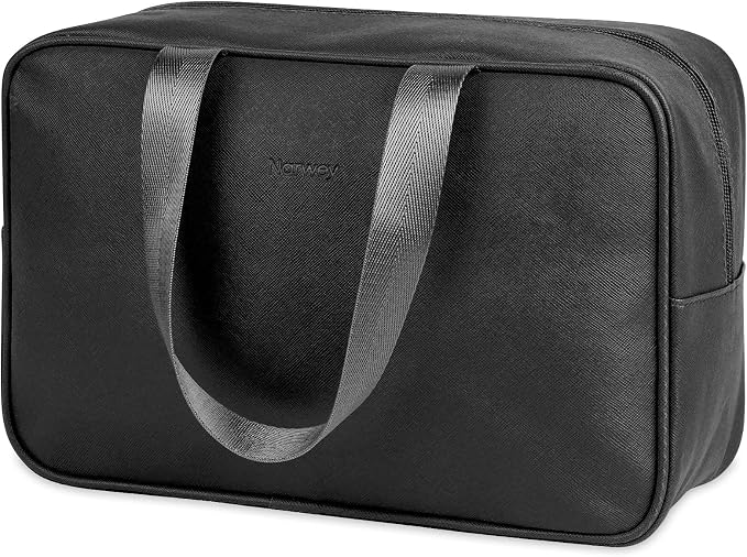 Full Size Toiletry Bag Women Large Cosmetic Bag Travel Makeup Bag Organizer Medicine Bag for Toiletries Essentials Accessories (Large, Black)
