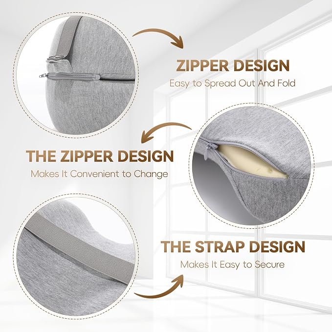 wefaner Knee Pillow for Side Sleepers Leg Pillow,Leg Knee and Foot Support Relieve Pain,The Elderly, Pregnant Women Leg Knee and Foot Support Relieve Pain
