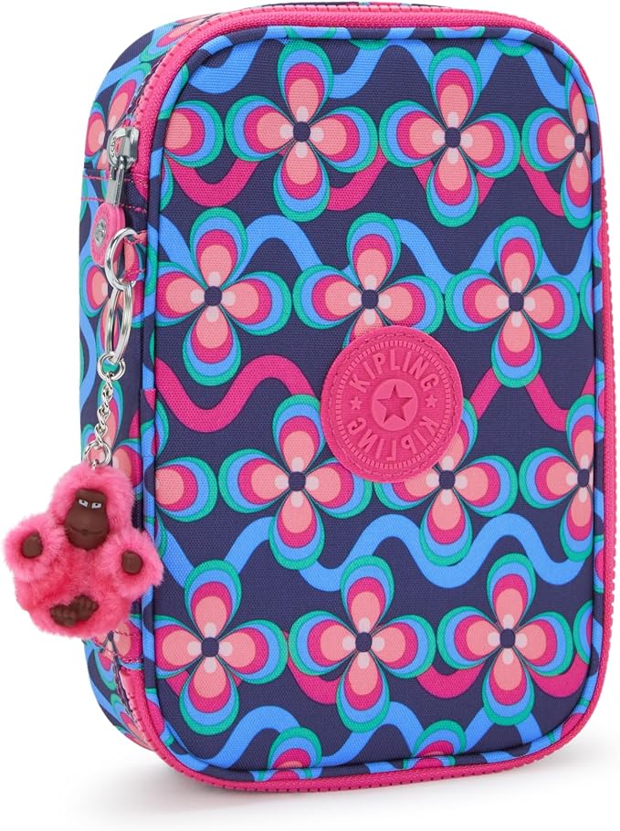 Kipling Women's 100 Pens Case, Organize Accessories, Art Supplies, Makeup, Travel Organizer