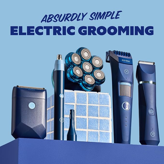 Dollar Shave Club | for Your Details Trimmer | Nose and Eyebrow Hair Razor for Men | Shower Safe, 360° Rotary Head, Detailer Head Attachment | Nose, Beard, Hair Trimmer, Face Remover for Men & Women