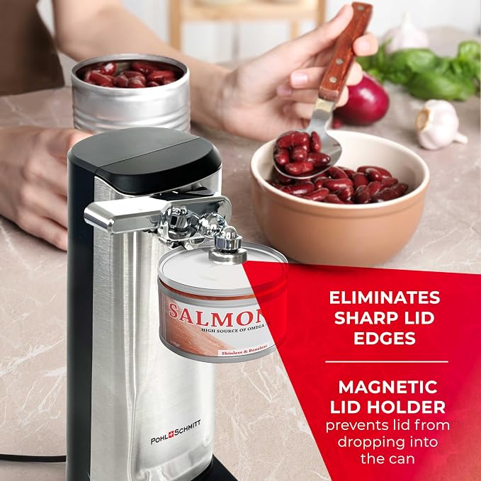 POHL SCHMITT Electric Can Opener | Knife Sharpener, Bottle Opener