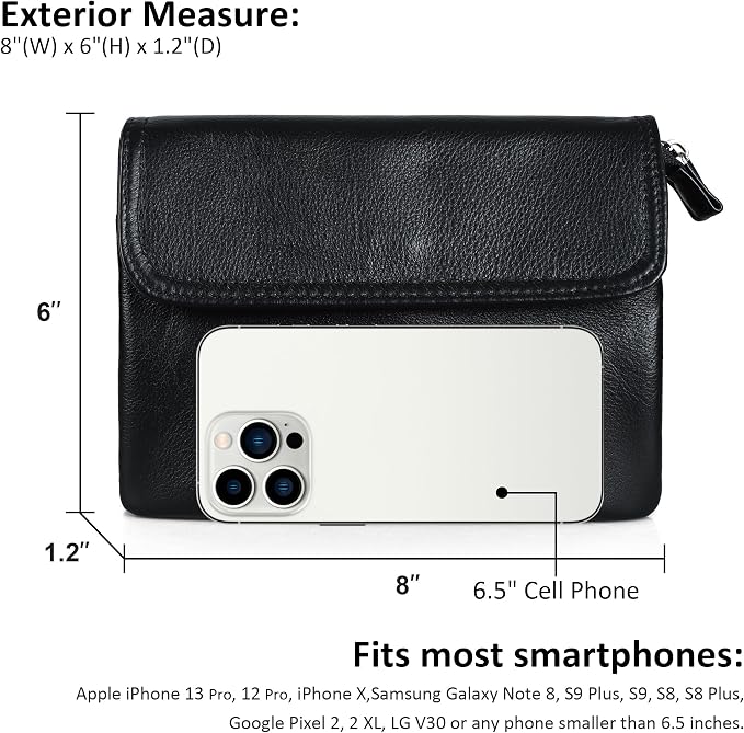 befen Genuine Leather Small Crossbody Bags for Women Cell Phone Travel Bag | Soft Real Leather, Adjustable Shoulder Strap, Card Slots, Compact Size, Daily Travel Shopping Outing Use, Phone Purse