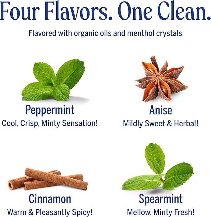 Dr. Bronner’s All-One Toothpaste 3-Pack Variety – (Peppermint, Cinnamon, Anise, 5oz Each) – 70% Organic Ingredients, SLS Free Toothpaste, Fluoride Free, Natural, Vegan, Gentle for Sensitive Teeth