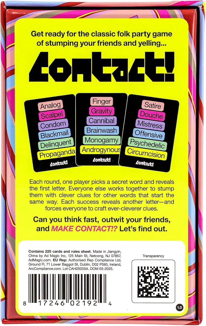 Cards Against Humanity Presents Contact! • The Classic Party Game of Stumping Your Friends and Screaming “Contact!”