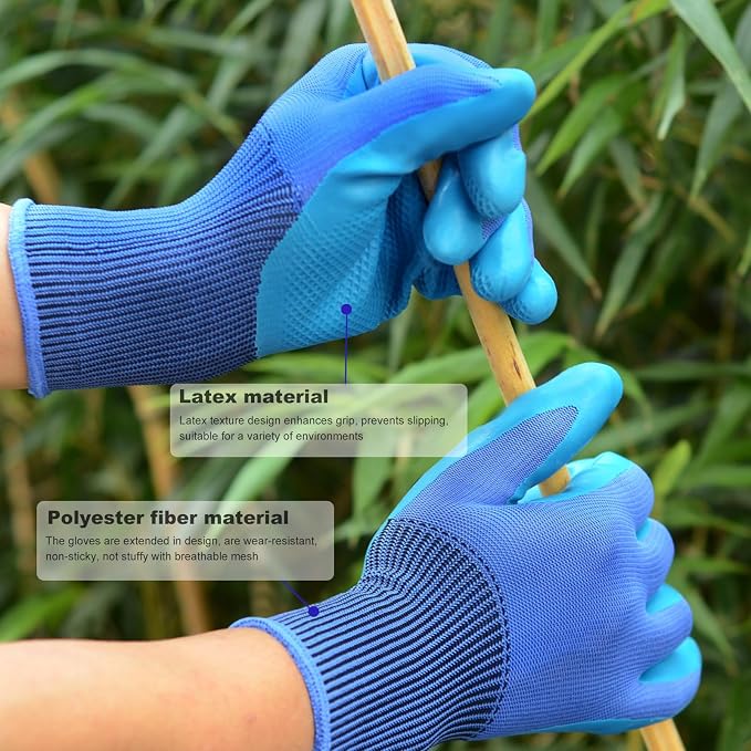 Kynup 3Pack Pruning Shears, Garden Shears, Pruning Shears for Gardening, Gardening Shears Scissors Clippers, Garden Tools Set with Gloves, Stainless Steel, Soft Grip Handle