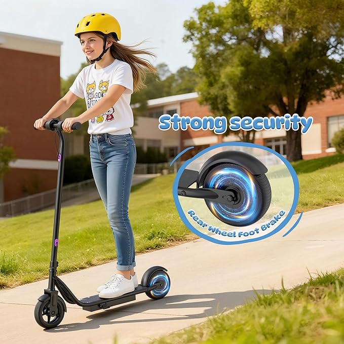 Electric Scooter for Adults, Folding E Scooter with 350W/500W Motor 16-24 Mph Top Speed, Max 15-60 Miles Long Range, 6.5''/8.5''/10''/14'' Solid Tires Commuting Scooters, Dual Brakes, APP