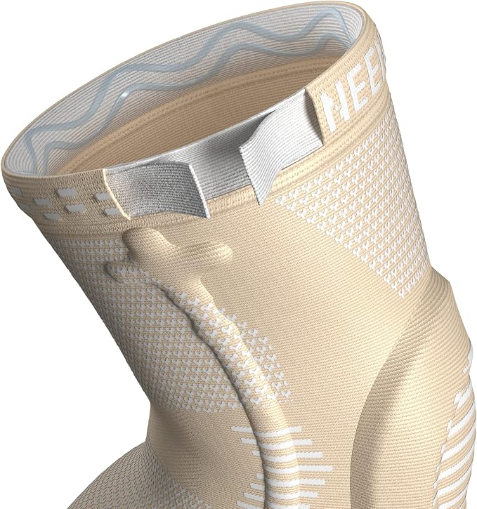 NEENCA Professional Knee Brace for Pain Relief, Medical Knee Support with Patella Pad & Side Stabilizers, Compression Knee Sleeve for Meniscus Tear, ACL, Joint Pain, Runner, Workout (Beige, Small)