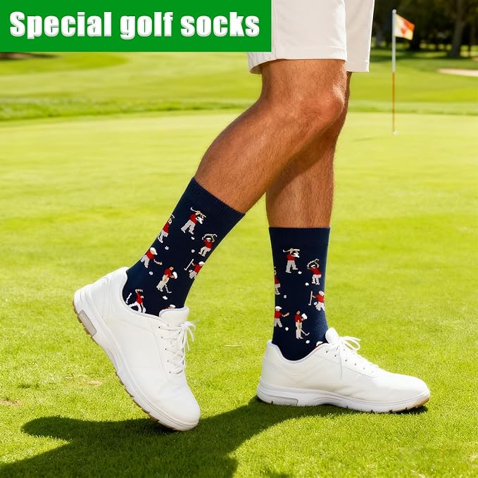 Golf Socks - Funny Annoyed Golfer Socks - Funny Men Golf Gifts for Birthday,Christmas,Anniversary,Retirement
