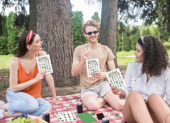 House Plant Bingo Game Cards, Green Plants Games Decor, Tropical Plants Party Supplies, Greenery Bingo Cards Decor Favors for Plant Lover Friend Adults Family Gathering Bingo Cards-02