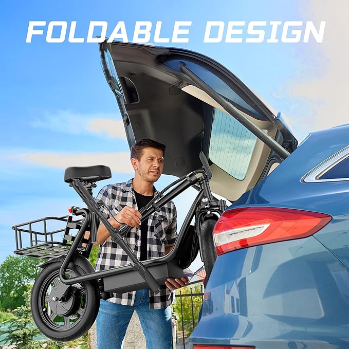 Electric Scooter - 8.5"/10'' Solid Tires, 350W/500W Motor, Up to 19-22MPH and 21-24Miles Long-Range Portable Commuting Scooter for Adults with Double Braking System and App