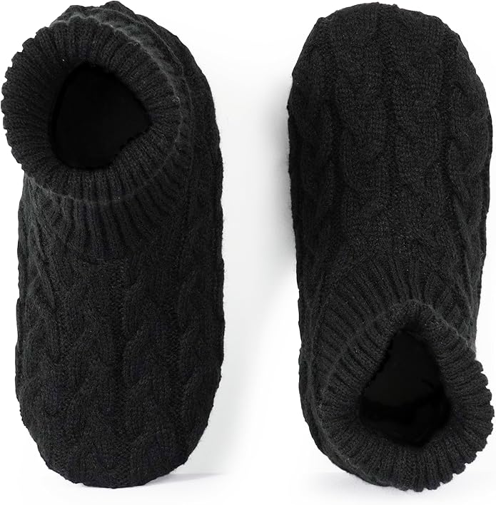 BenSorts Fuzzy Slipper Socks for Women Non Slip House Socks with Grips Gifts