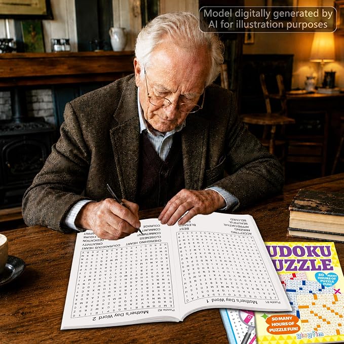 9 Pack Large Word Search Puzzle Books for Adults Aging Seniors 6.5x9 Inches Word Find Puzzle Books with Large Print Words Activity Book Variety Themes Brain Games and Stress Relief