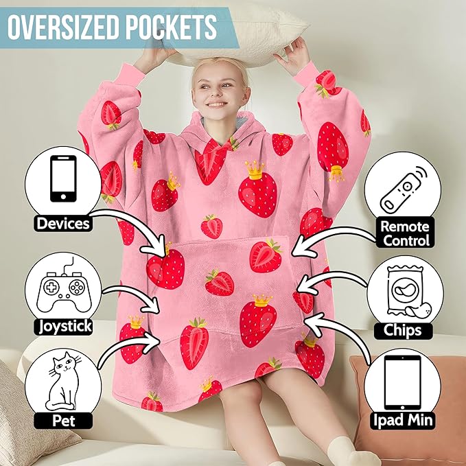 Wearable Blanket Hoodie For Mom Wife Best Ever Hoodie- Christmas Gift From Husband Daughter Anniversary Birthday