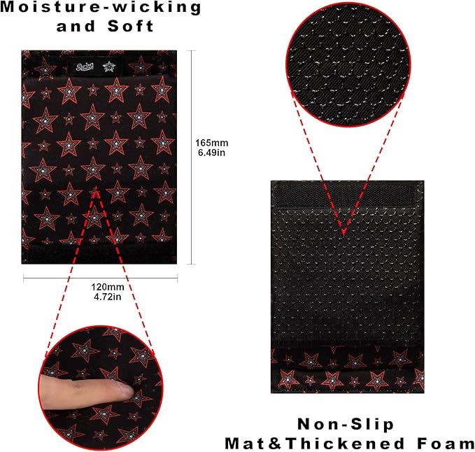 Universal Walker Hand Grip Padded Covers Non-Slip Cushion Foam for Folding Wheelchair Rollator Crutch Handle Pads 2-Pack