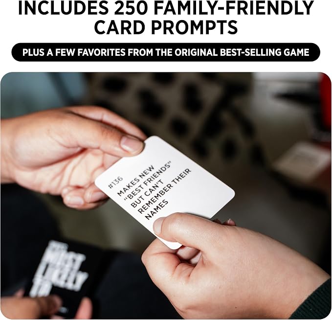 Who's Most Likely To... Kinda Clean Edition | Family Card Game | Ages 14+