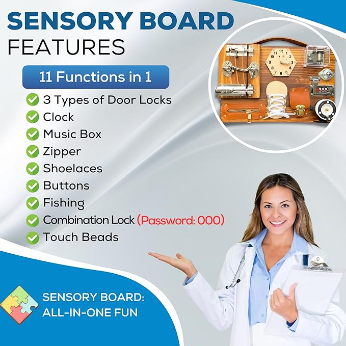 Fidget Boards for Adults with Dementia Gadgets Toys for Alzheimers Patients-Fidget Toys for Dementia Adults-Dementia Fidget Toys for Elderly-Gifts