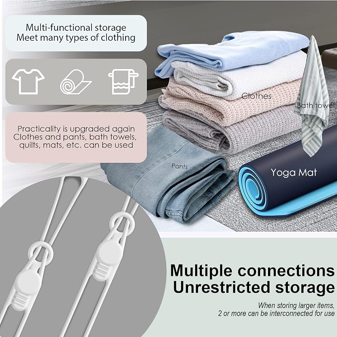 Silicone Cable Ties Cord Organizer for Cable Management, 16PCS 4.2" and 7.1" Reusable Cable Organizer Electronic Accessories for Home, Office, Kitchen, School, Travel (White)