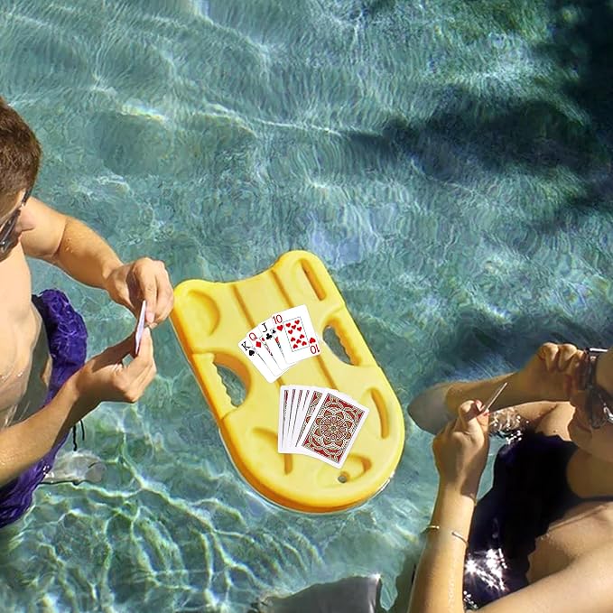 Plastic Playing Cards 2 Pack Waterproof Poker Card,Jumbo Large Print Playing Cards for Adults Seniors,2 Decks of Cards Set Poker Size Cards for Fun Card Game