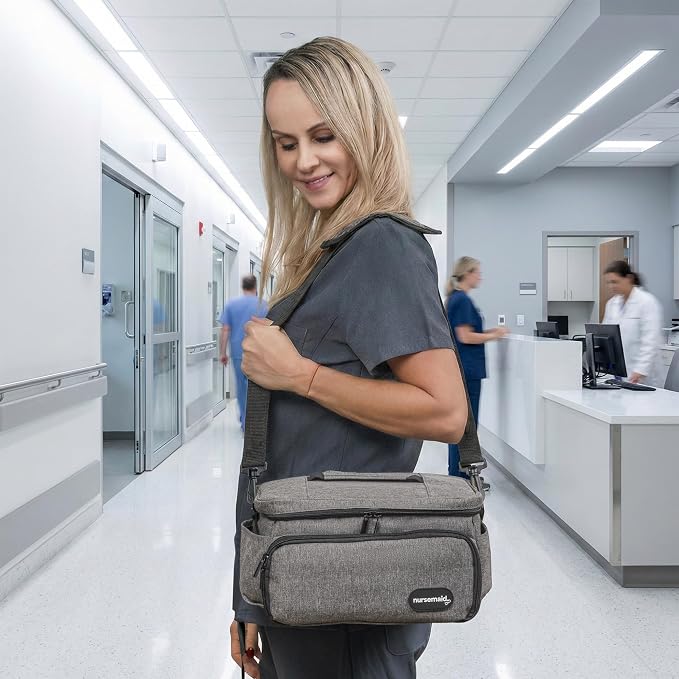 nursemaid Insulated Medication Organizer – Travel Case for Insulin & Medicine, Keeps Meds Cool, Includes ID Card & 7-Day Pill Organizer, Compact & Organized On the Go