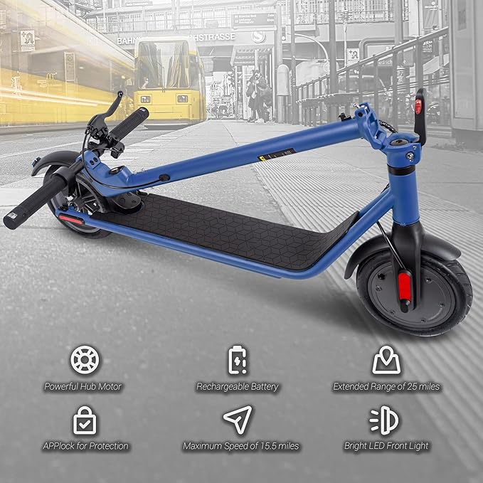 Phantomgogo Electric Scooter for Adults Scooters Kids Foldable E-Scooter with with 350W Motor 15.5 mph Max Speed Long Range EScooter for Commuter