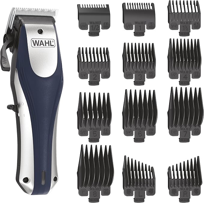 Wahl Lithium Ion Pro Rechargeable Cordless Hair Clippers for Home Haircuts | Cordless At Home Haircuts For Men, Women & Children, Smart Charge Technology For Convenient Haircutting – Model 79470
