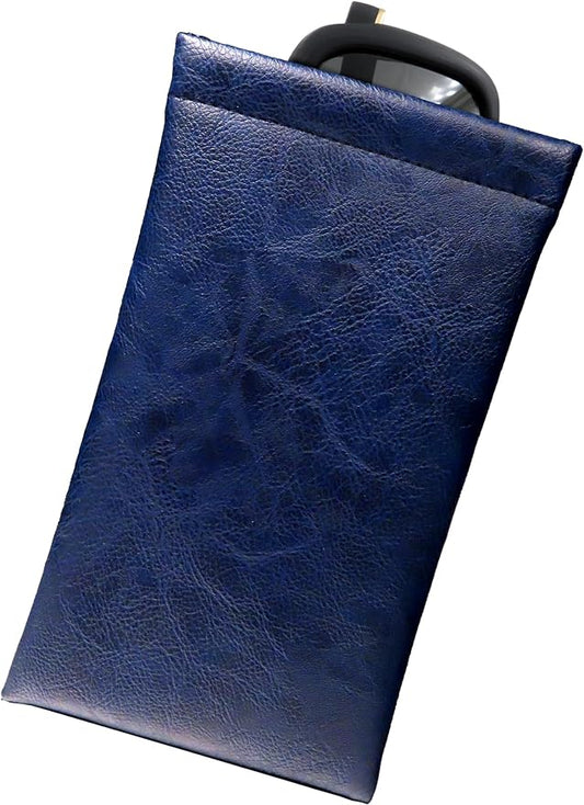 Soft Sunglasses case | Large Glasses Case Holder - Eyeglass Pouch Squeeze Top | Glasses pouch Lightweight Extra Layers