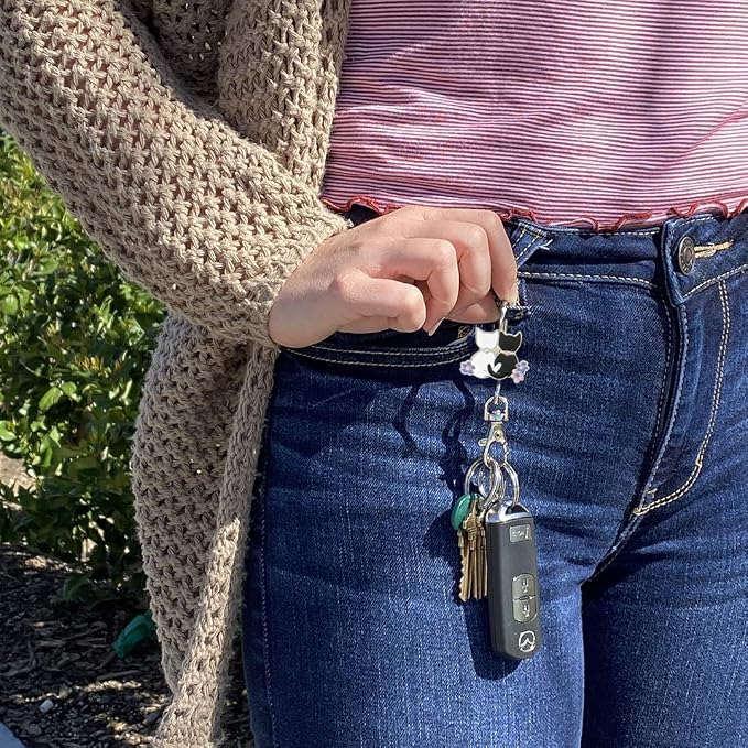 Women’s Bag Charm Key Finder, Car Keychain Hook, Cute Purse Organizer & Tote Bag Accessories, Gifts for Mom - Original