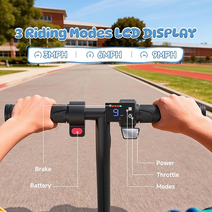 Electric Scooter for Adults, Folding E Scooter with 350W/500W Motor 16-24 Mph Top Speed, Max 15-60 Miles Long Range, 6.5''/8.5''/10''/14'' Solid Tires Commuting Scooters, Dual Brakes, APP