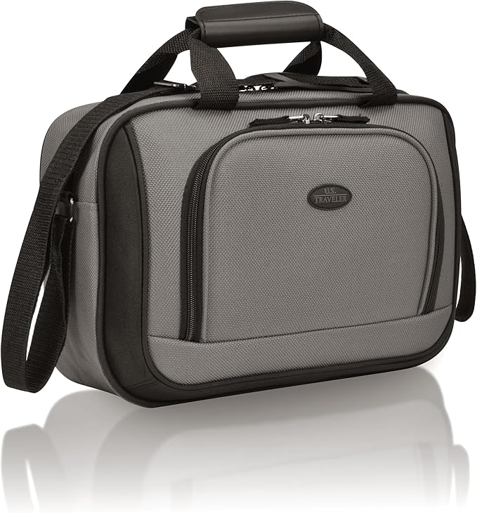 U.S. Traveler Rio 14" Travel Tote Bag, Lightweight 1200D Carry-On Bag for Women & Men