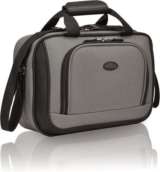 U.S. Traveler Rio 14" Travel Tote Bag, Lightweight 1200D Carry-On Bag for Women & Men