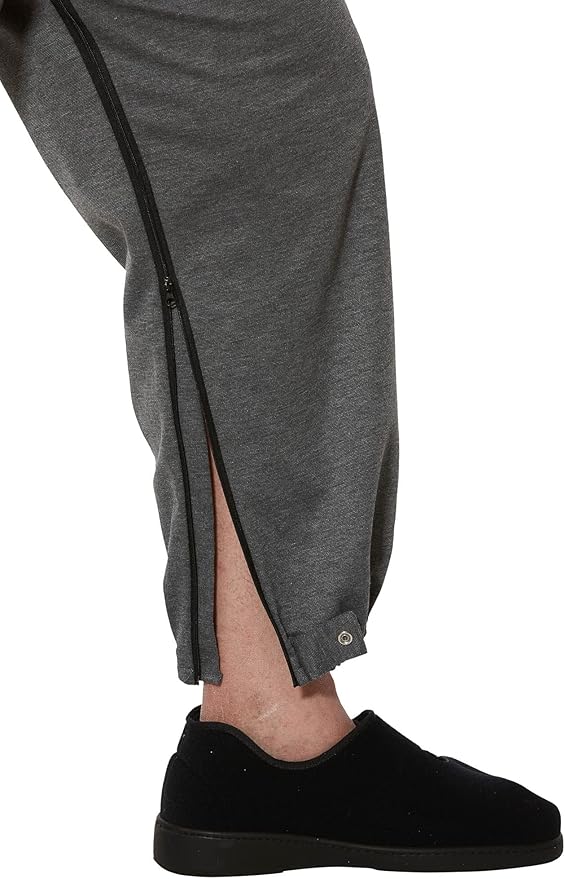 Ovidis Dementia Clothes - Alzheimers Anti-Strip Jumpsuit with Back-Zipper for Elderly Men - Bobby