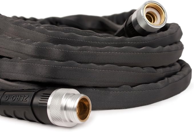 zero-G 4001-50 Lightweight, Ultra Flexible, Durable, Kink-Free Garden Hose, 5/8-Inch by 50-Feet,Black
