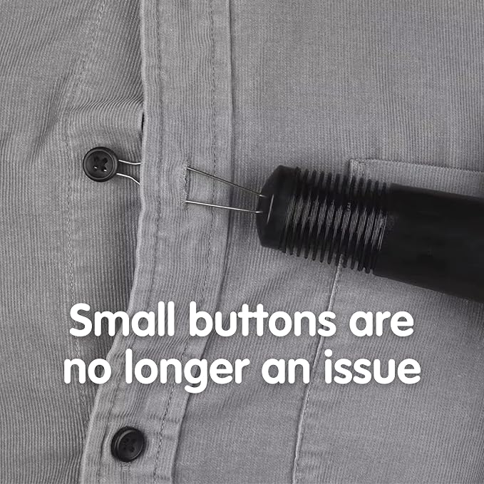 Button Hook for Seniors and People with Arthritis – One-Handed Gadget for Fastening Buttons and Pulling Zippers. Ideal for Joint Pain, Motor impairments, or Coordination Issues.