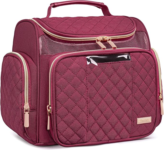 Tealari Large Toiletry Bag for Women Men,Bathroom Bag,Water Resistant Shower Bag,Makeup Bag,Portable Shower Caddy for College Dorm,Hanging Travel Toiletry Bag with Transparent Waterproof Phone Pocket