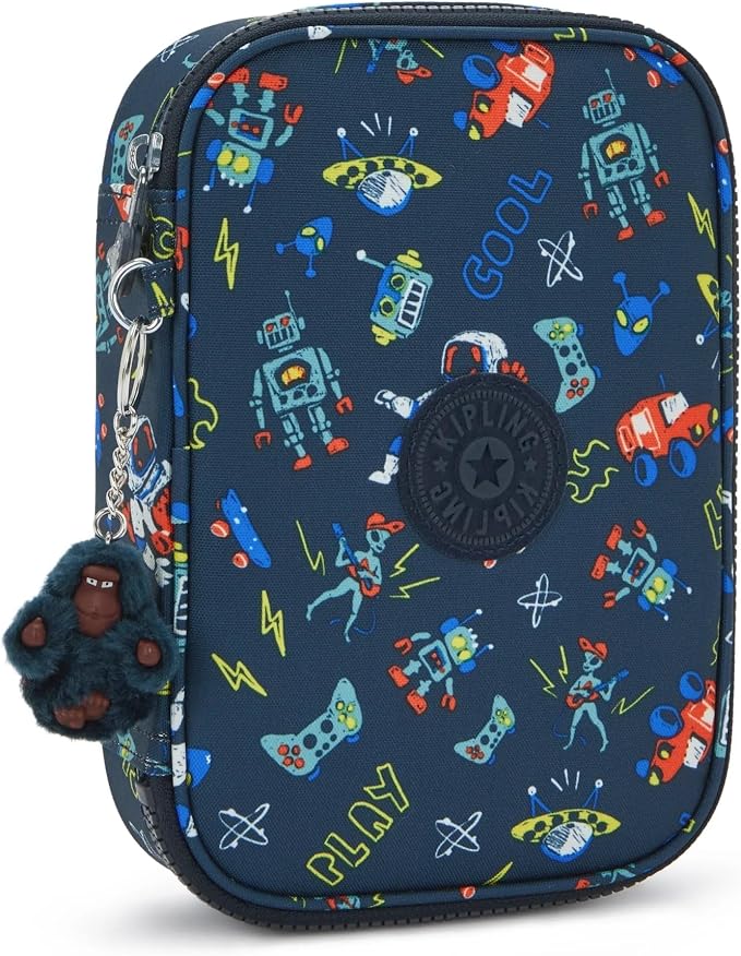 Kipling Women's 100 Pens Printed Case, Organize Accessories, Art Supplies, Makeup, Travel Organizer