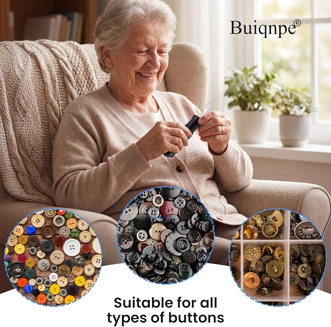 2-in-1 Button Hook & Zipper Pull Dressing Aid for Arthritis Seniors