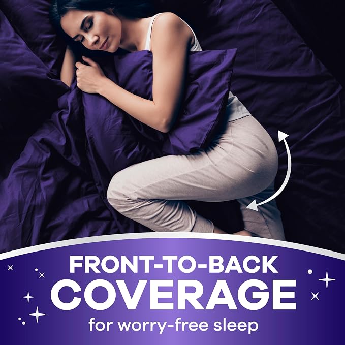 Always Discreet Night, Reimagined Adult Diapers for Women, Extended Overnight Absorbency Incontinence and Postpartum Underwear Size XL/XXL, 360 Degree Coverage While Laying Down, 14 Count