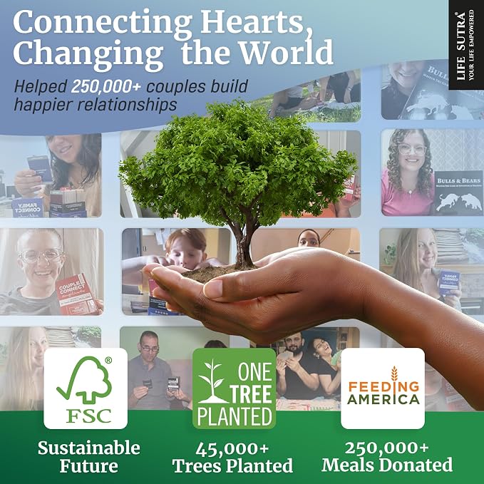 Life Sutra Family Connect – 400 Conversation Starter Cards, Conversation Card Game for Meaningful Conversations, Screen-Free Quality Time & Family Bonding