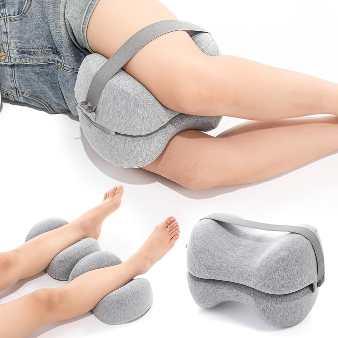 wefaner Knee Pillow for Side Sleepers Leg Pillow,Leg Knee and Foot Support Relieve Pain,The Elderly, Pregnant Women Leg Knee and Foot Support Relieve Pain