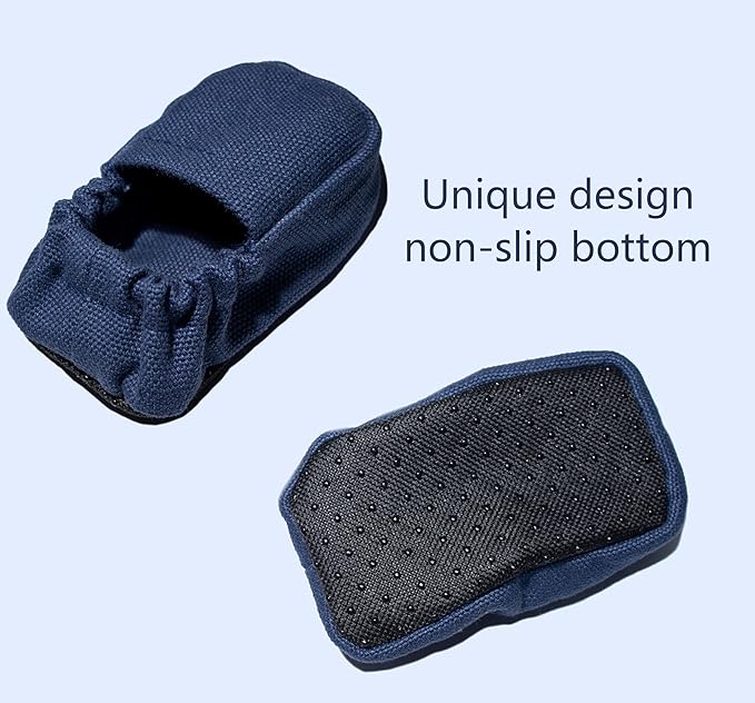 GZFQJJ Removable Soft Cushion Walker Non-Slip Fabric Cover Universal Fit Sock Cushion Indoor Outdoor Removable Walker Feet Replacement Non-Slip Soft Cushion Senior Walker Cushion Non-Slip Cushion
