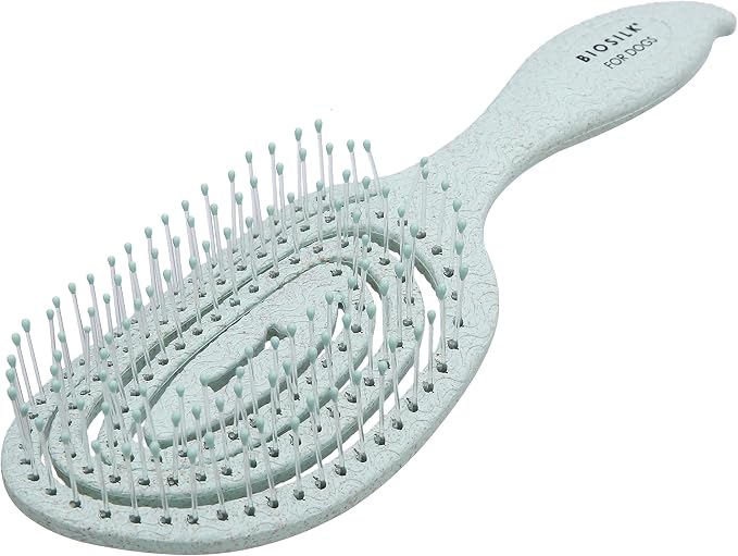 BioSilk for Pets Eco Friendly Detangling Pin Brush for Dogs, Gentle Dog Grooming Brush Designed to Help Remove Knots and Tangles and Support Healthy Coats for All Dogs - 48 Pack
