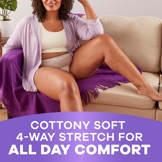 Always Discreet Adult Diapers for Women, Incontinence Underwear, Postpartum Essentials, Disposable Briefs, Max Absorbency, Bladder Leak Protection, Large, 17ct