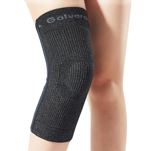 Galvaran Compression Knee Brace for Women & Men – Knee Support Sleeve for ACL, MCL, Meniscus Pain Relief, Joint Swelling & Injury Recovery | Skin-Friendly Anti-Slip Design | Daily Use & Sports