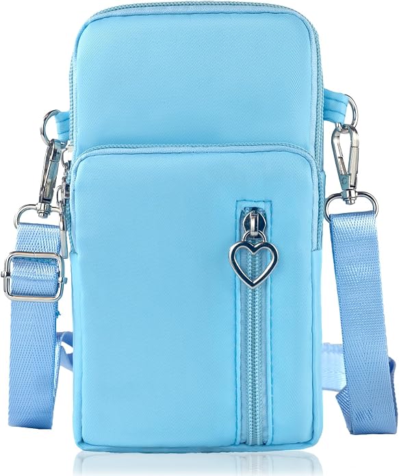 Small Crossbody Bag for Women - Mini Phone Purses with Crossbody Strap and Wallet - Nylon Arm Bag